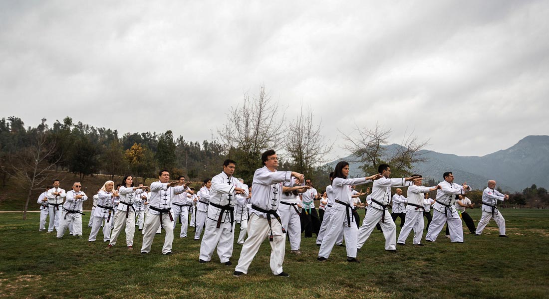 Demostración de forma de Tai Chi Kong - Forma 24 | Nam Wah Pai - Chile